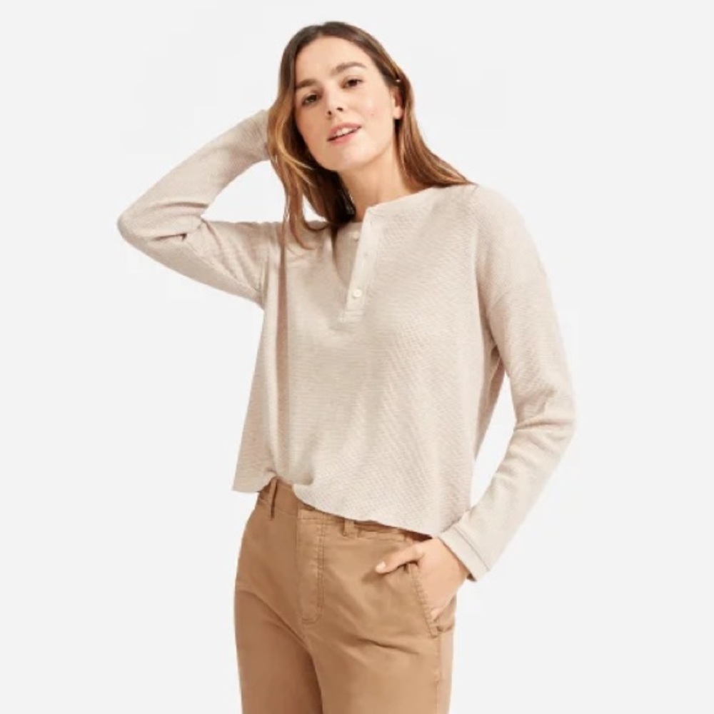 Everlane Waffle Henley